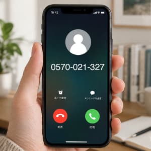 「0570021327」は三井住友カードから着信